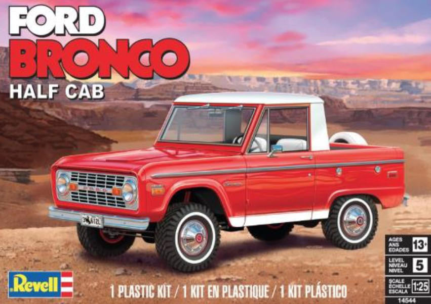 Revell 1/25 Ford Bronco Half Cab 4544